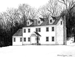 drawing of Linda's house